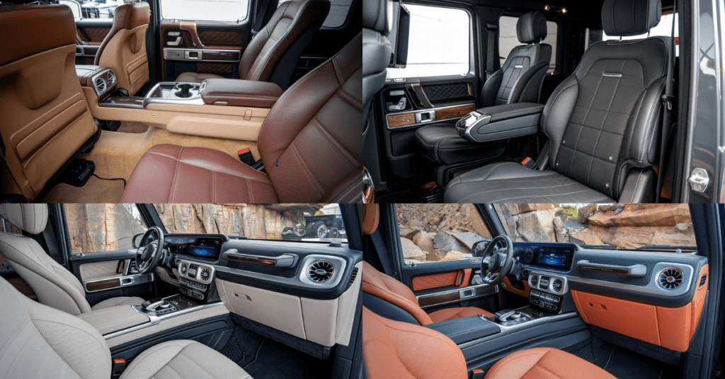 Interior of Mercedes G class