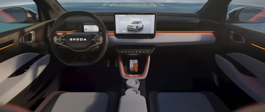 Škoda Epiq's interior