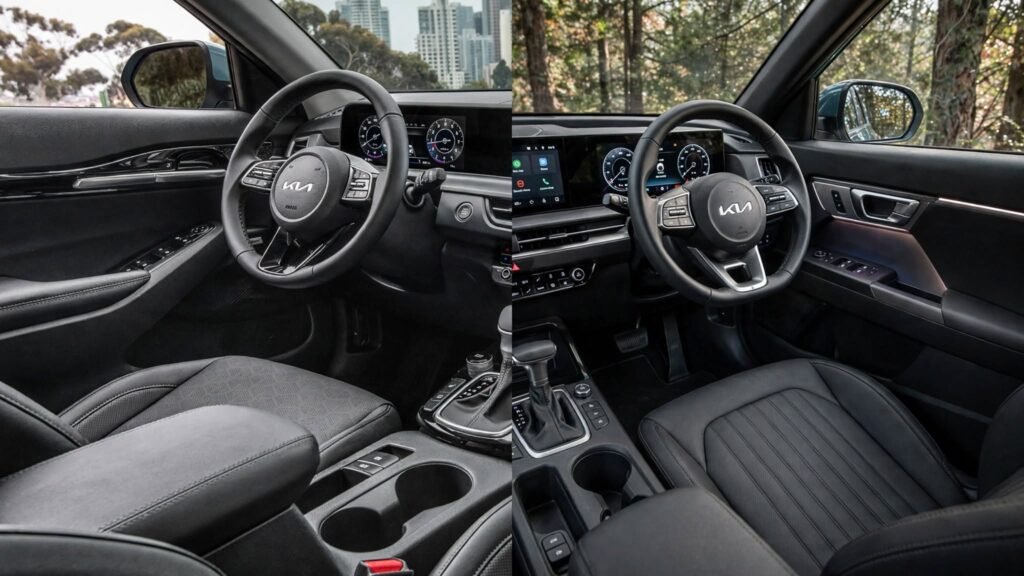 2027 Kia Seltos vs 2026 interior 